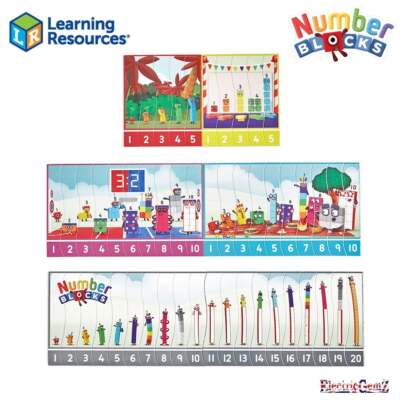 Numberblocks Sequencing Puzzle Learn Numbers 1-20 in the Correct