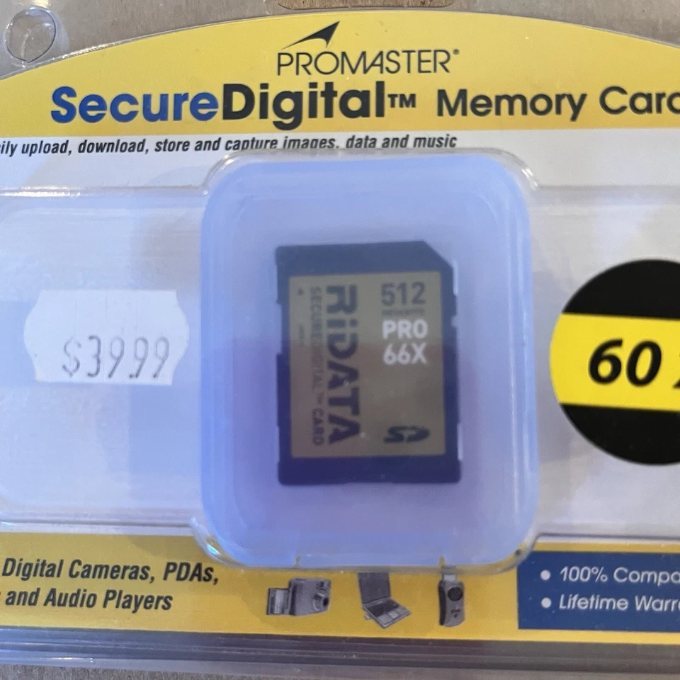 PROMASTER* SecureDigital 512MB Memory Card - Image 4 of 4