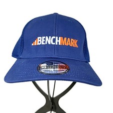 New Era Benchmark 39 Thirty Fitted Stretch Blue Orange Cap Hat Size Small-Medium