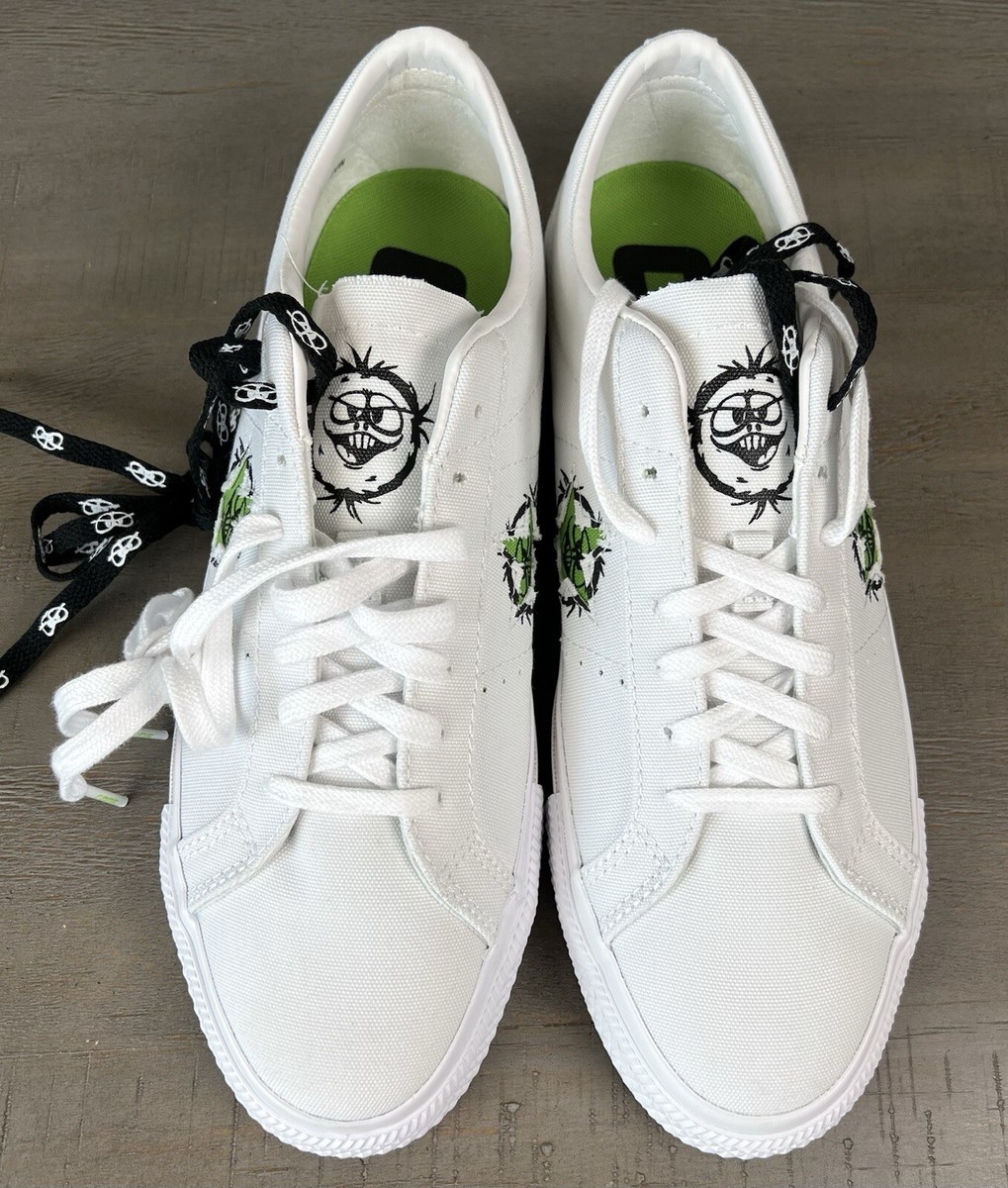 Converse One Star Pro Ox Monster Airbrush CONS White Shoes  display picture 1