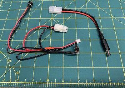 R/C Tank Switch Charging Jack Heng Long V5.3 Taigen Torro 1:16 Charger Harness