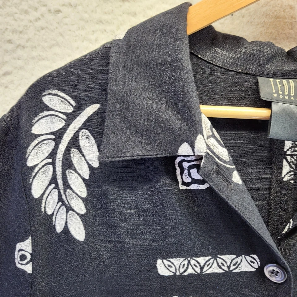 Túnica africana vintage de safari con botones talla 1X de EE. UU. T465 Foto 2 de 4