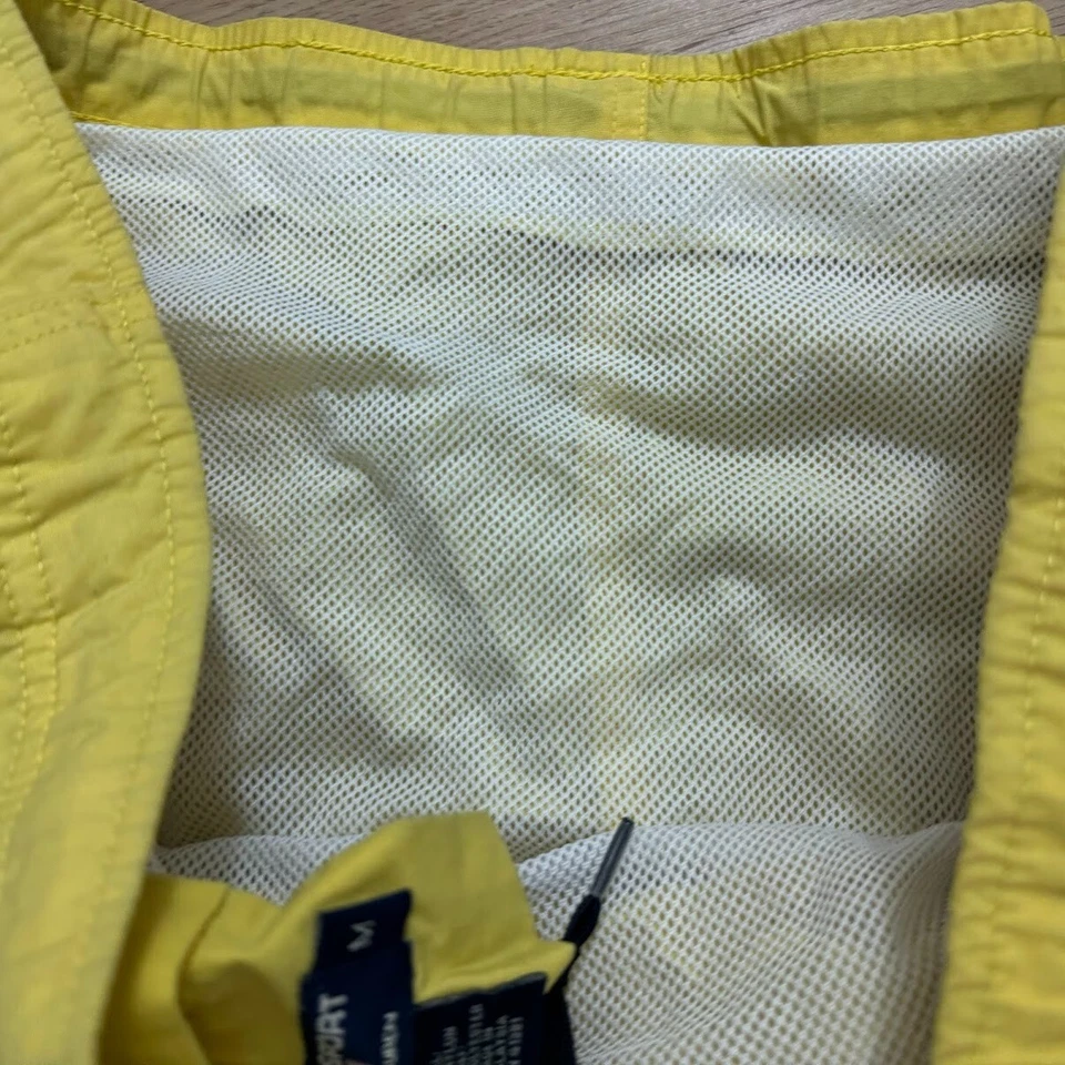 Baús de natação Polo Sport Ralph Lauren masculino forrado de malha amarela médio - Imagem 3 de 4