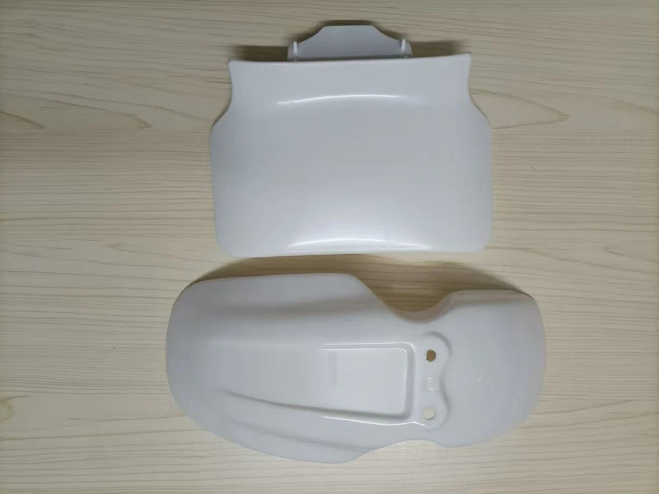 Kit de plástico blanco F&R guardabarros y matrícula 1988-1999 para Honda Z50 Z50 R repuestos Foto 2 de 4