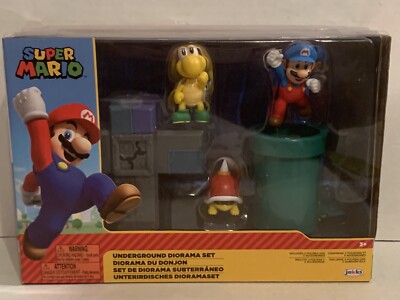 Super Mario Brothers Underground Diorama Set Jakks Pacific 2021
