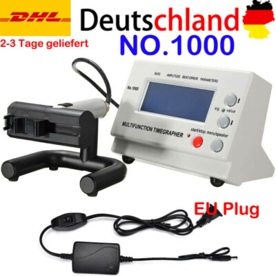 Weishi Timegrapher Mechanische Uhr Timing Machine Multifunktions No.1000 EU Plug