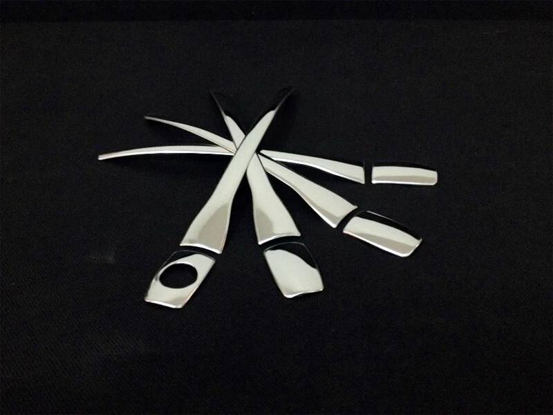 Cubierta de manija de puerta de coche de acero inoxidable para Peugeot 3008 2009-2015 8 piezas Foto 4 de 4