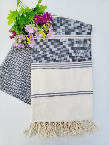 100% Turkish Cotton Beach Towels | Soft Quick Dry Large Lightweight Bath - Picture 6 of 22