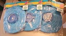 LED Paper Lanterns 8 In X 8 In   Round Lot Of 3 Lantern Blue Color