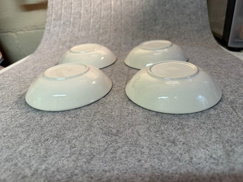 Vintage MCM SALEM NORTH STAR Atomic Starburst 5 ¼” Berry Bowls Set of 4 - Picture 8 of 8
