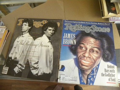 1989 4 issues ROLLING STONE Magazine 546 547 549 James Brown 560 Rolling Stones - Picture 4 of 5