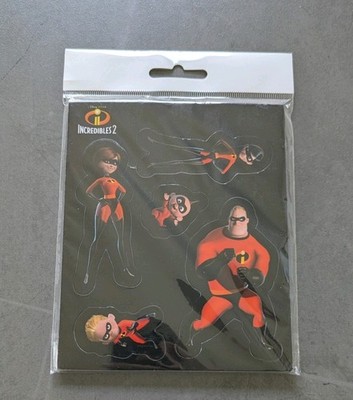 Disney Pixar INCREDIBLES 2 - Kühlschrank Magnet Set - NEU & OVP