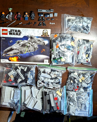 LEGO 75315 Moff Gideon's Imperial Light Cruiser Complete Set w Minifigs No Box