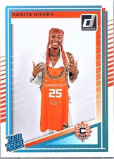 2025 Donruss WNBA #92 Saniya Rivers Connecticut Sun Rated Rookie