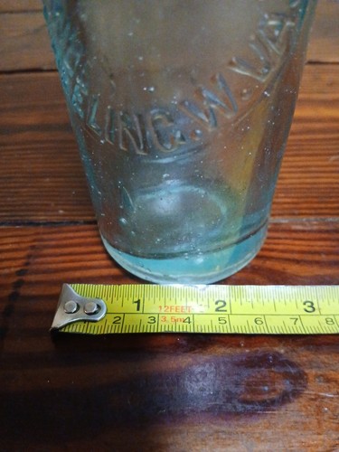 Speidel Bros. Wheeling, W.Va Hutchinson Blob Top Soda Antique Bottle - Picture 14 of 14