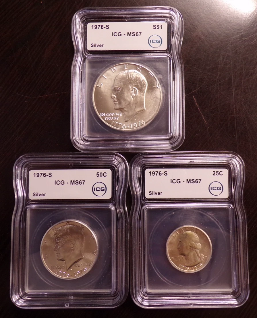 MS 67 Graded 1976 Eisenhower Dollars (1971-1978) for sale | eBay