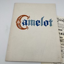 Program Playbill Souvenir Book Camelot 1964 Jeannie Carson Biff McGuire Musical