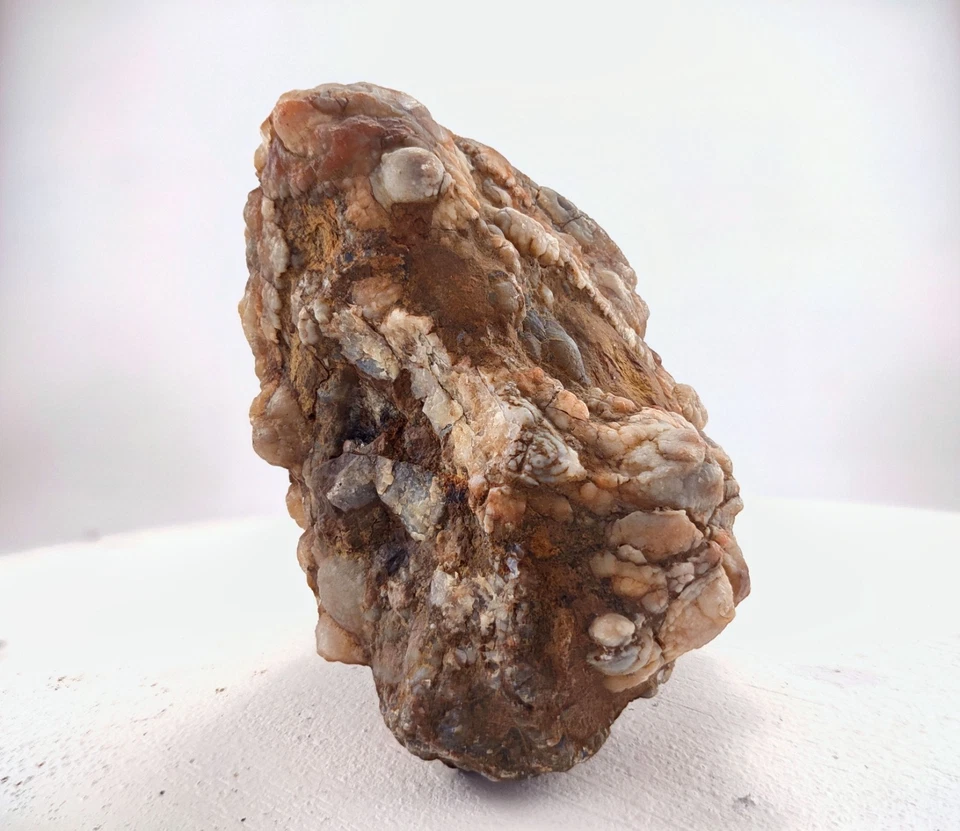 4.5" Botryoidal Chalcedony Geode Nodule 1.75 LB Natural Kentucky Quartz Mineral - Image 3 of 4