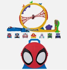 MARVEL Spidey Spiderman and His Amazing Friends Bundle Set Racetrack