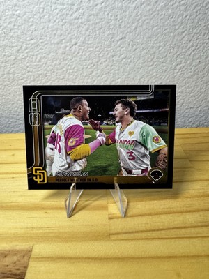 2025 Topps Series 2 All Smiles Padres Black Parallel /74 #143 San Diego Padres