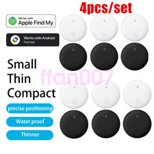 4PCS Mini Tracker Air Tag With Apple Find My or Google Find Hub App,IOS/Android
