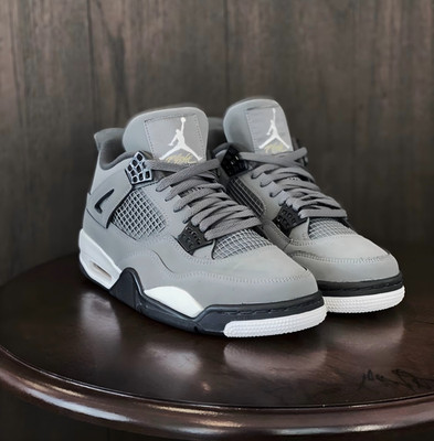 Jordan 4 ''Cool Grey'' Men's Retro Basketball Shoes Mid Top Us Size 7-12