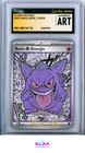 COSTUM ART CARD POKEMON AUTOGRAPH NIKO NIKOLAIDIS 7/26/26 AUTHENTIC ART GENGAR