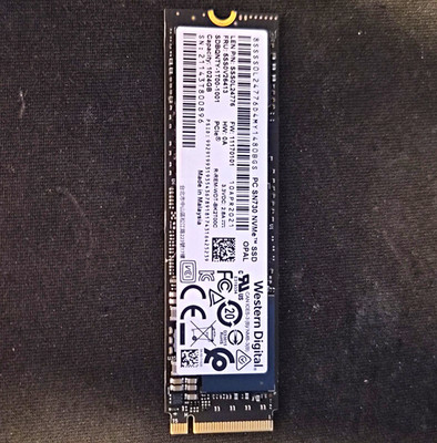 Western Digital PC SN730 1tb NVMe M.2 2280 interne SSD mit OPAL