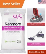 53292 Type Q HEPA Replacement Dust Bags for Canister Vacuum 81214, 81414, 817...