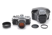 Meter works! [Near MINT] Olympus OM-1 Silver Camera ZUIKO Auto-S 50mm f/1.4 Lens