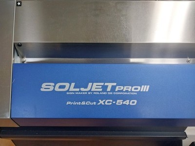 Roland SolJet Pro3 XC-540 Printer/Cutter For Parts or Repair