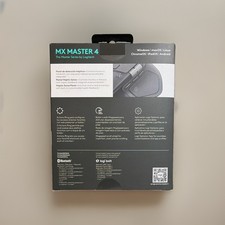 Logitech MX Master 4 Wireless Bluetooth USB-C Rechargeable Mouse 8kDPI Graphite — image 2