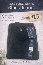 Boys Black Size 10 Pants