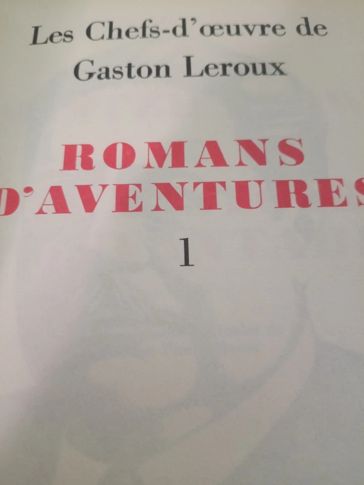 Les chefs-d’œuvre de Gaston Leroux collection complète de 20 volumes Le... - Photo 2/4