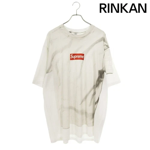 Supreme x M6 MM6 24SS boîte logo transfert de t shirt imprimé homme XXL utilisé 64112149