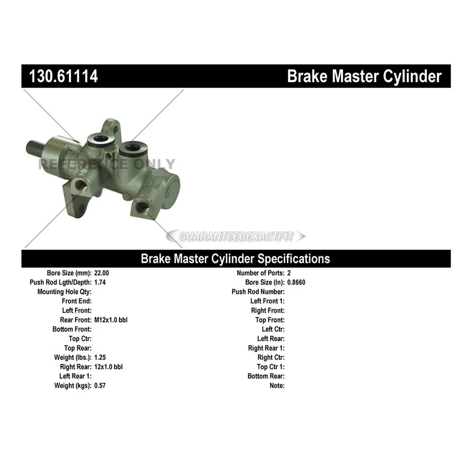 适用于捷豹 S 型和福特 Thunderbird Centric 制动主缸间隙 — 第 3/3 张图片