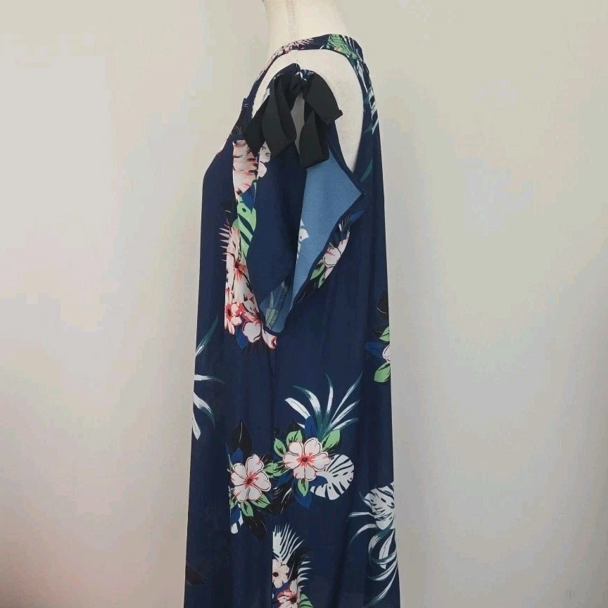 Vestido Curate by Trelise Cooper estampado floral para habitación con codo XL AU 16-18 USADO EN EXCELENTE ESTADO Foto 4 de 4