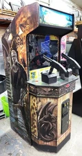 ZOMBIE RAID Full Size Arcade Gun Shooting Video Game Machine - WORKS GREAT!