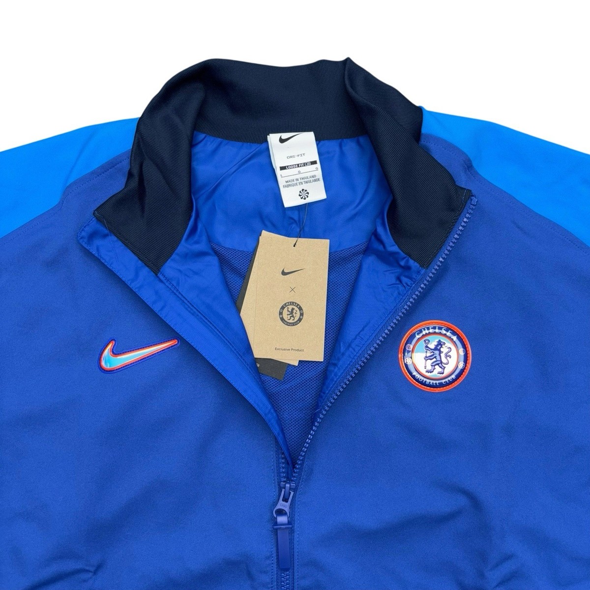 Just Like Dat Replica Jacket 【L-size】 Nike Chelsea FC Blue Full Zip Anthem Jacket, Size Large NWT