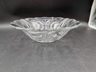 Vintage Fostoria Glass Navarre Clear Etched Flared Serving  Bowl 11" Baroque
