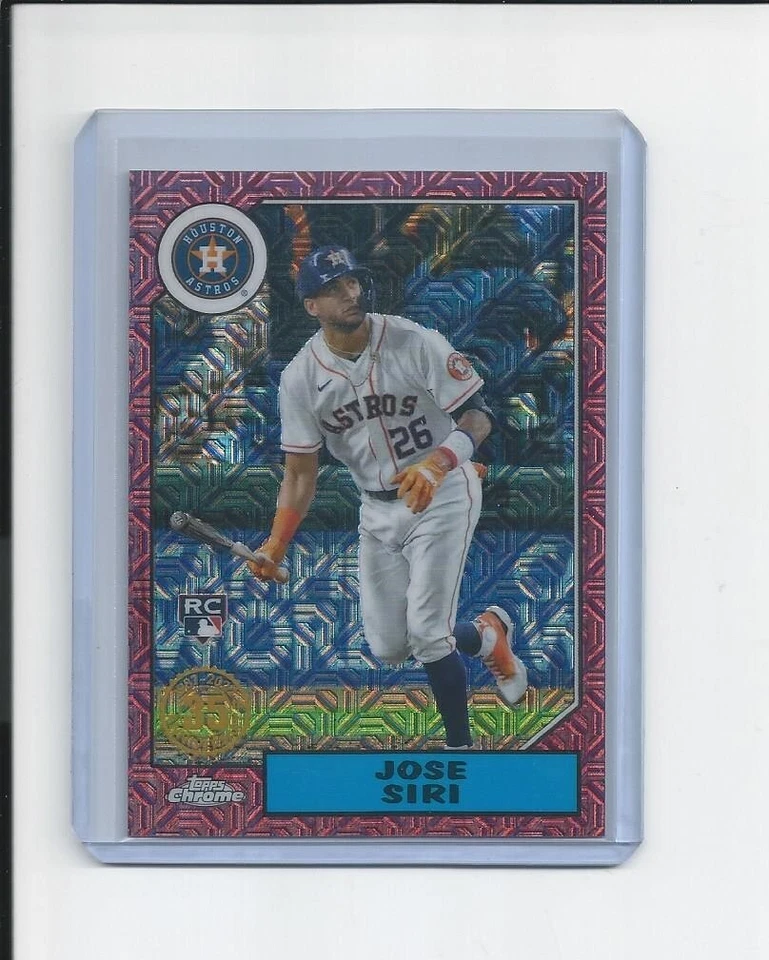 Jose Siri Red MOJO RC 2022 Topps 35th Anniversary Silver Pack #2/5 - Image 2 of 3