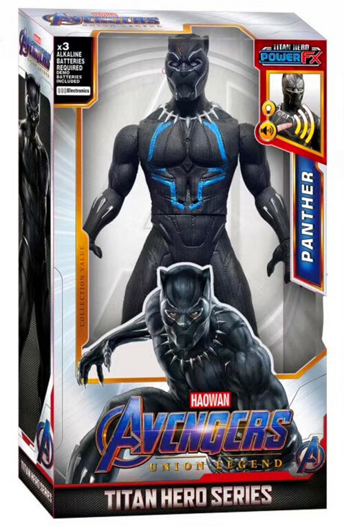 Talking Black Panther Marvel Avengers Titan Hero Series Action Figures Toy Gift
