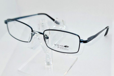 M'EYE GENERATION R3711 UNISEX EYEGLASSES 51-18-140 SLATE BLUE WITH SOFT CASE