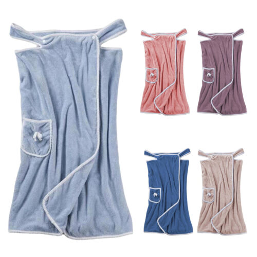 Wearable Ladies Bath Towel Shower Wrap Towel Dress Fast Drying Bath for Womens