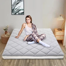 SUNYRISY Futon Mattress Upgrade Japanese Floor Mattress Mattress Topper,Folding