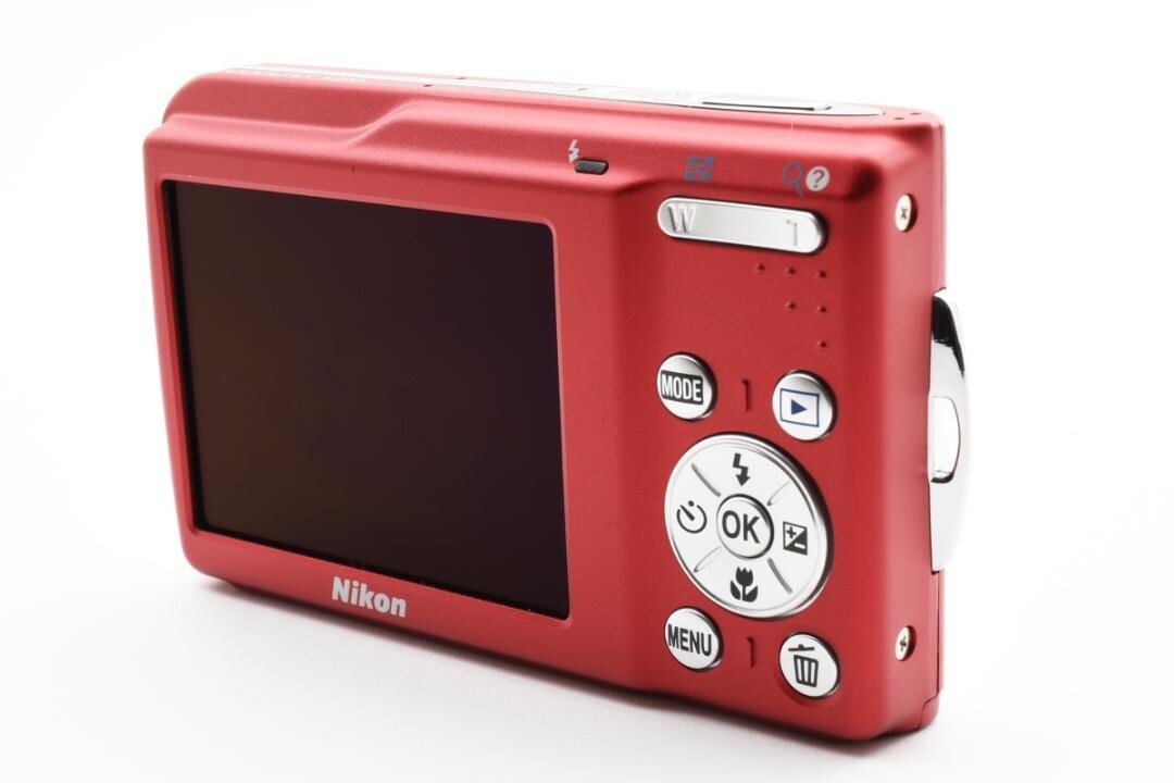Nikon COOLPIX S210 Red Compact Digital Camera 8.0MP 3x
