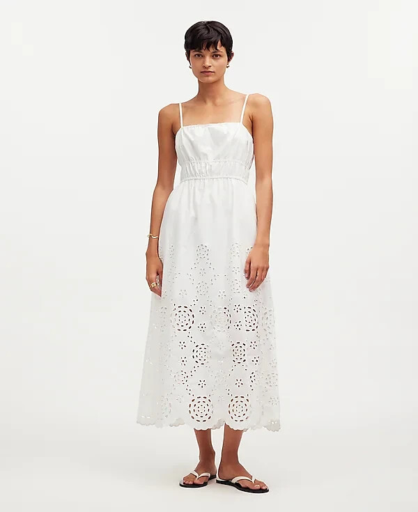 green emerald velvet dress Madewell Women's Smocked-Waist Midi Dress in Seersucker, True Black, XXS at  Amazon Women's Clothing store