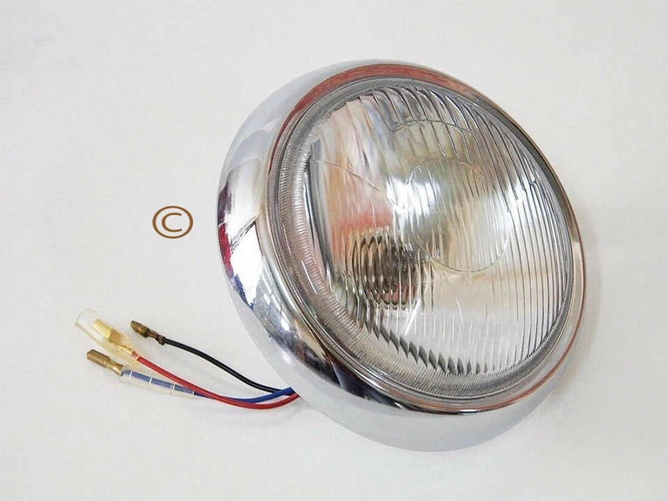 Se adapta a Yamaha YL2 GM RS100 YB100 YB125 Faro Faro Faro Nuevo Foto 3 de 3