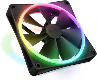 NZXT F140 RGB DUO 140mm Gehäuselüfter schwarz, Airflow 84,75 CFM 140mm, 1800 RPM