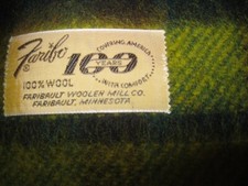 CLASSIC  WOOL LARGE  NEW FARIBO STADIUM BLANKET 72X52